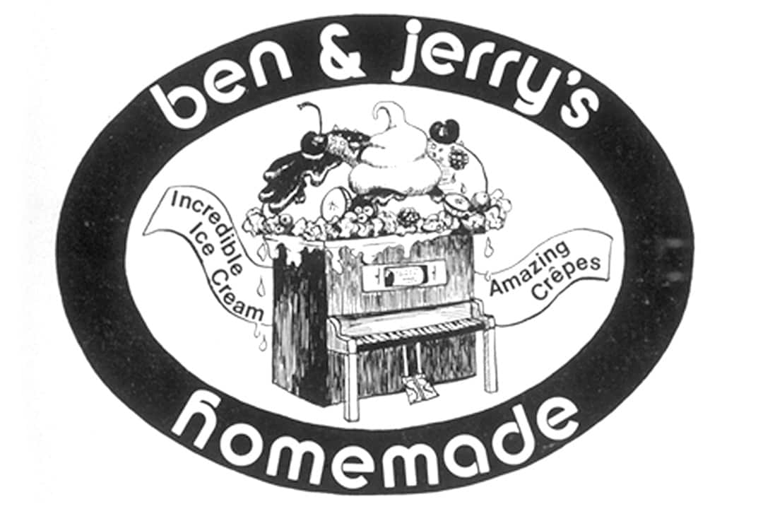 1978 Comienzos humildes Ben & Jerry’s Helados caseros increíbles y crepes extraordinarios